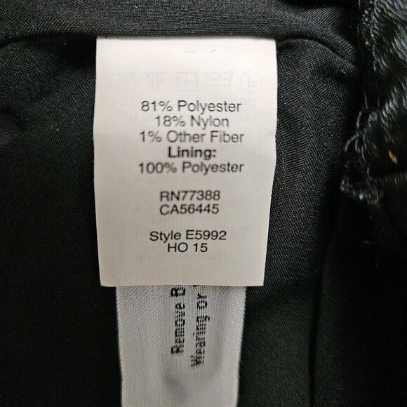 Madewell Women's Dress 8 Cut Out Sleeveless Black Gold Speck Scoop Neck Lined LN - Picture 9 of 10